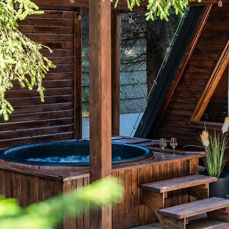 Lesna Sielanka Z Jacuzzi W Lesie Pod Gora Szczebel Relax I Sport Lubień