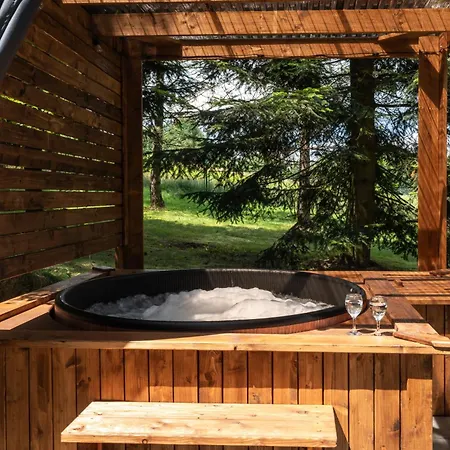 Leśna Sielanka Z Jacuzzi W Lesie Pod Górą Szczebel Relax I Sport * Lubień